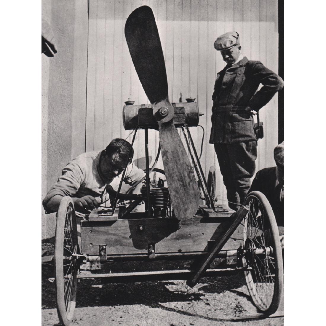 JACQUES HENRI LARTIGUE - Zissou's Invention: Artist: JACQUES HENRI LARTIGUE Print Title: Zissou's Invention, Chateau de Rouzat, 1910 Medium: Sheet-fed Gravure Printing Date: 1970's Printed in France Image Size approx: 7 X 9.25 inches Jacques Hen