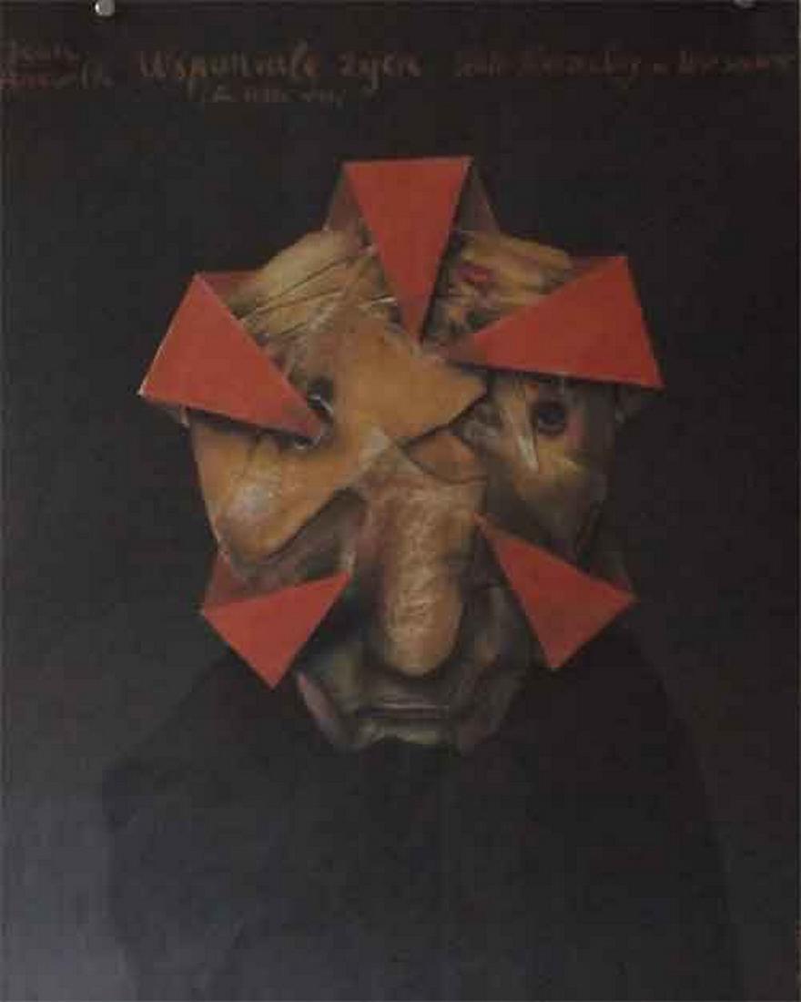 Stasys Eidrigevicius The beauty and the Beast Poster (1 of 1)