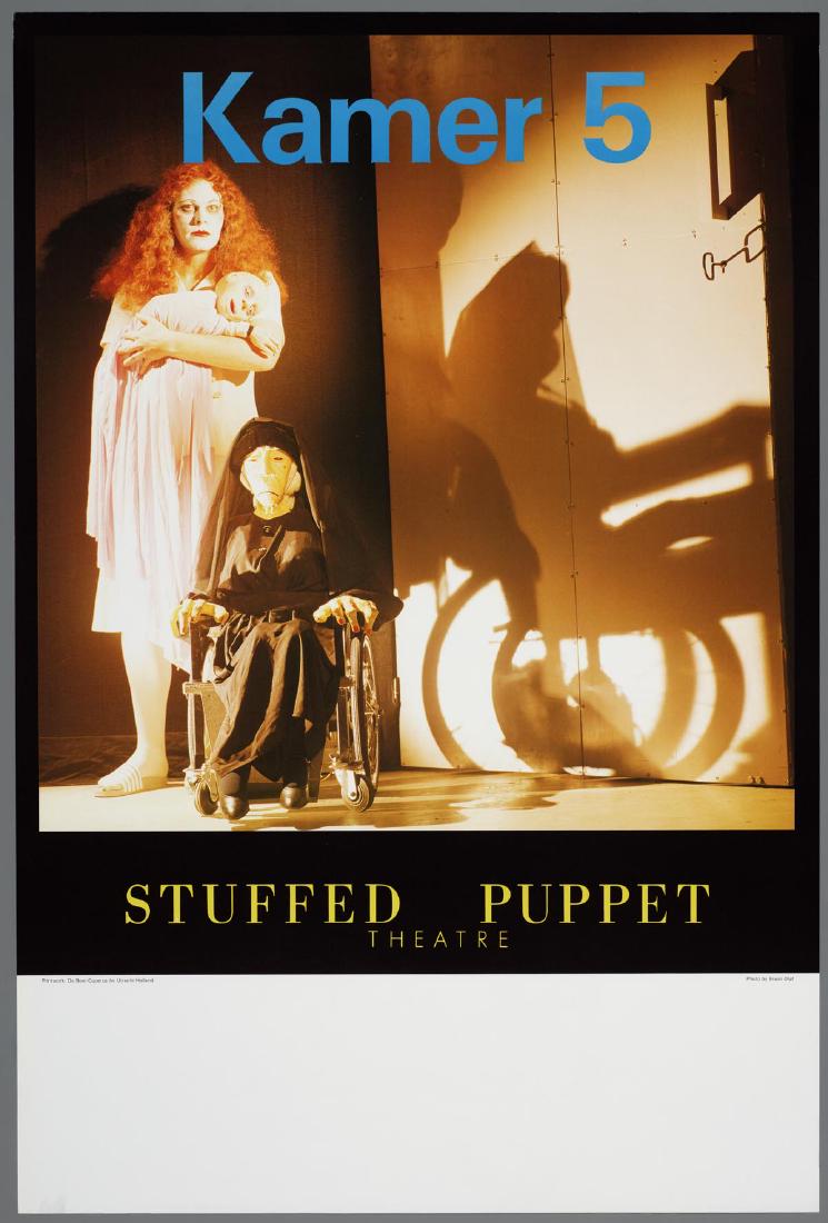 Erwin Olaf Room Five Poster: No Reserve! Room Five Performanc Room Five of Stuffed Puppettheater. Photo from international welknown Dutch Photografer Erwin Olaf (Artist of the year 2014 in The Netherlands. Neville Tranter (Manipu