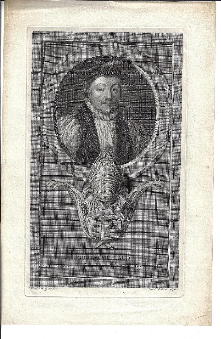 c1700 Engraving of William Laud After Werff (1 of 1)