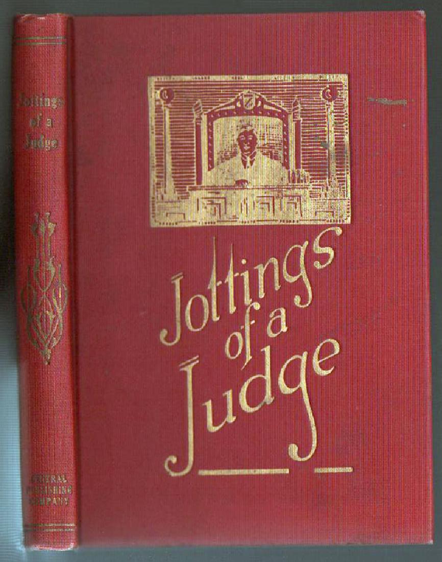 Jottings of a Judge, Signed 1st ed. (1 of 3)