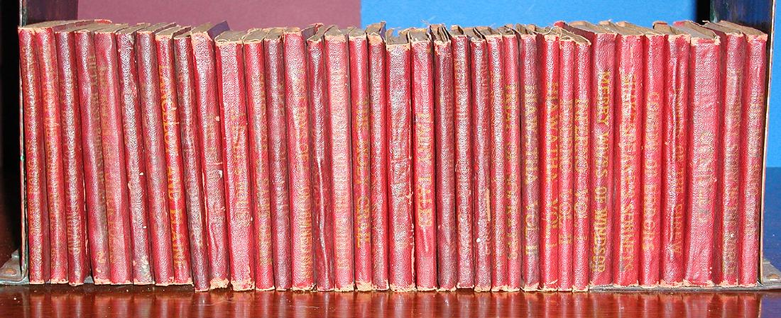 36-vols. Little Leather Library - c1900 (1 of 3)