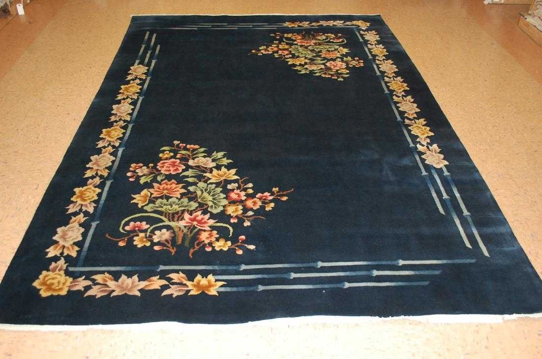 Art Deco Chinese Walter Nichols Rug 6.6x9.9 Natural (1 of 10)