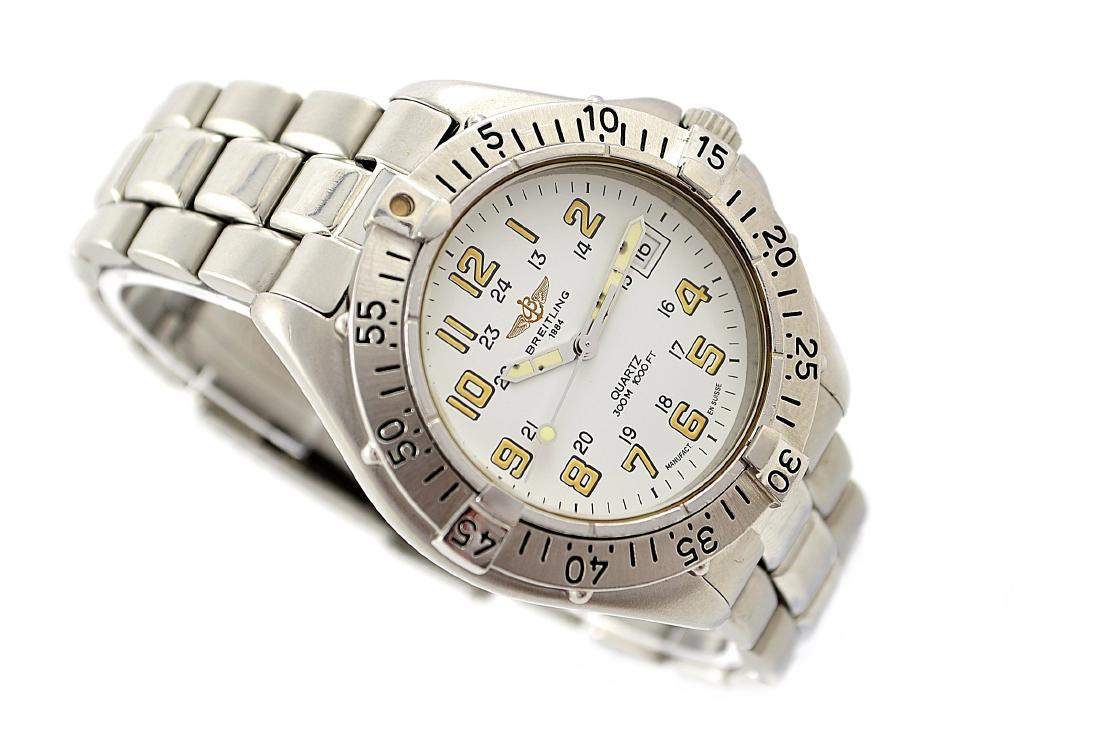 Breitling 1884 Colt A57035 Stainless Steel Quartz Mens (1 of 7)