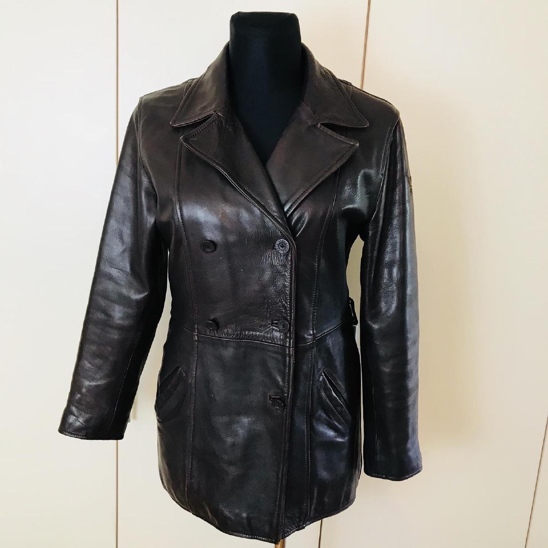 Women's Pall Mall Pilot Leather Jacket Size XL (1 of 8)