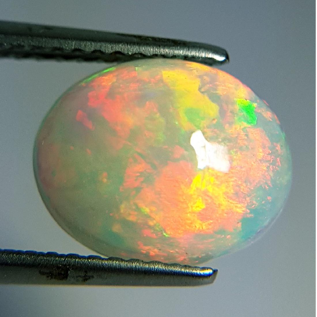 Rare & Lovely Fire Oval Cabochon Natural Opal  - 1.98 (1 of 10)