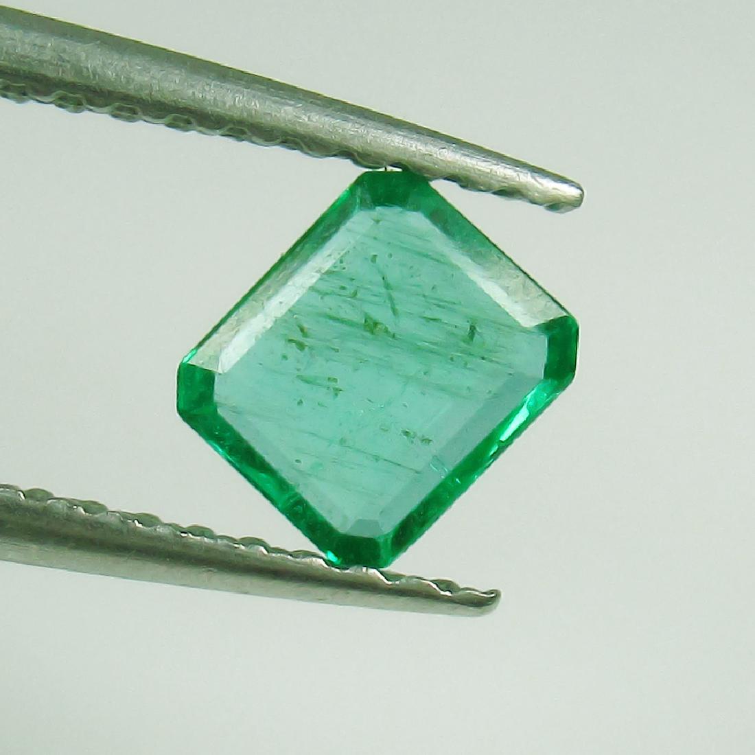 0.46 Ct Genuine Zambian Emerald Excellent Octagon Cut (1 of 2)
