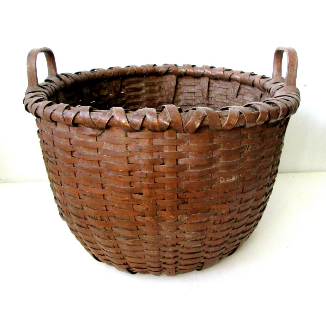 Superb Painted Farm Basket