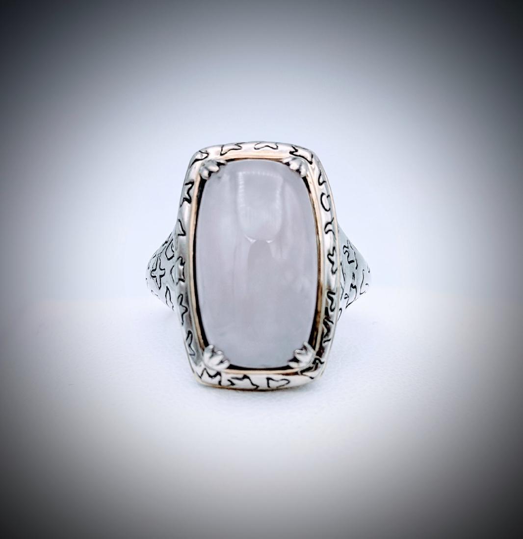 Sterling Silver Sz 7 Rose Quartz Ring (1 of 4)