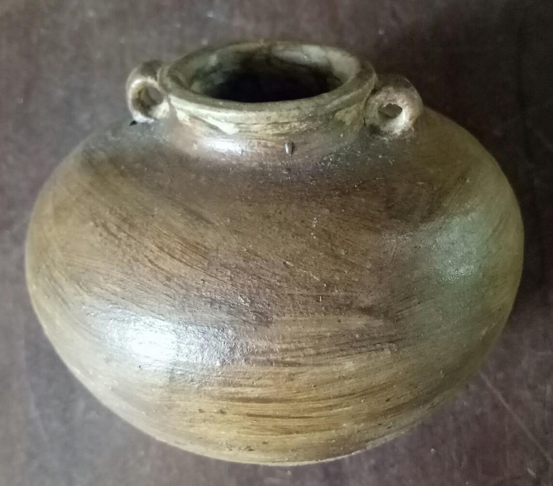 brown small jar with ears (1 of 3)