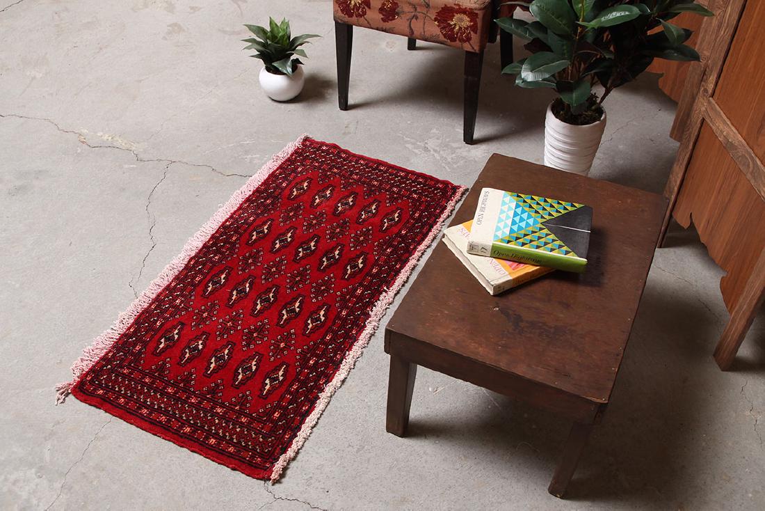 Handmade Bedroom Wool Area Rug 1.7x3.4 (1 of 9)