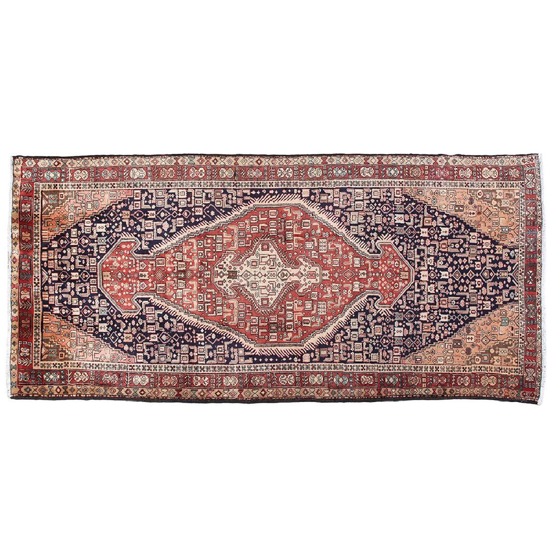 Hand Knotted Antique Wool Area Rug 4.9x10.11 (1 of 10)