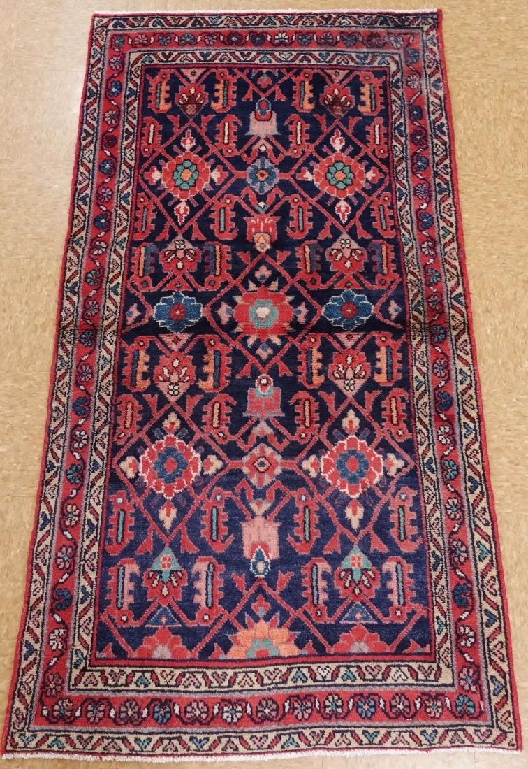 Persian Hamedan Tribal Hand Knotted Wool Rug 3.4x6.6 (1 of 11)