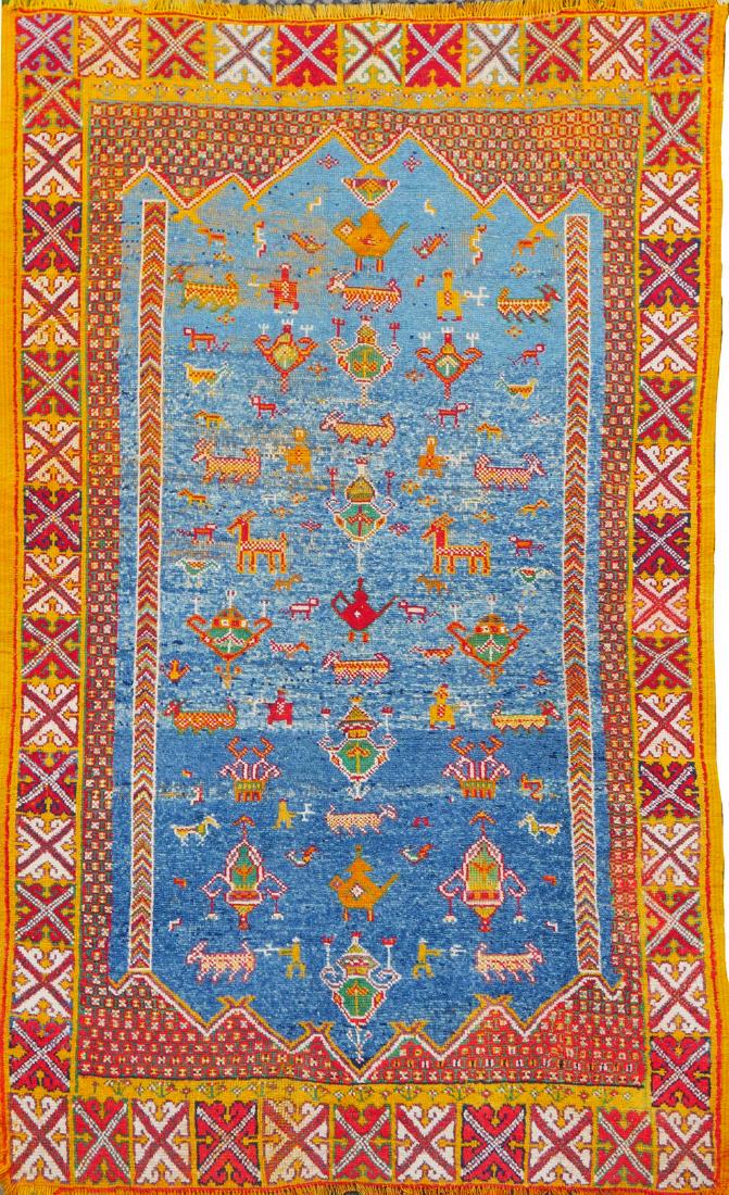 Antique Moroccan Berber Rug 7.4x4.6 (1 of 10)