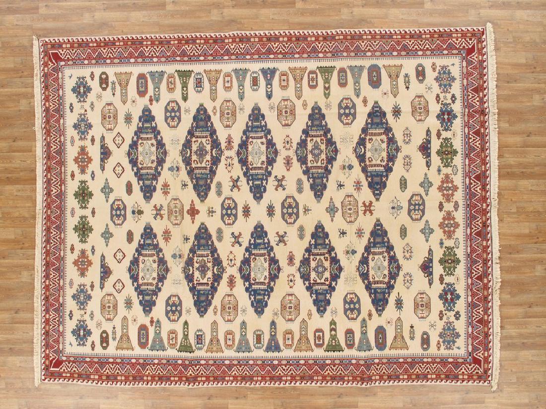 9x12 Semi-Antique Pakistan Sumak Rug (1 of 8)