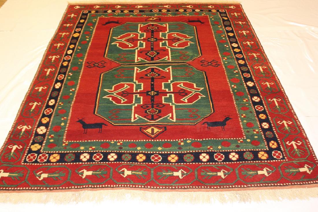 6x8 Semi-Antique Turkish Kazak Rug (1 of 7)