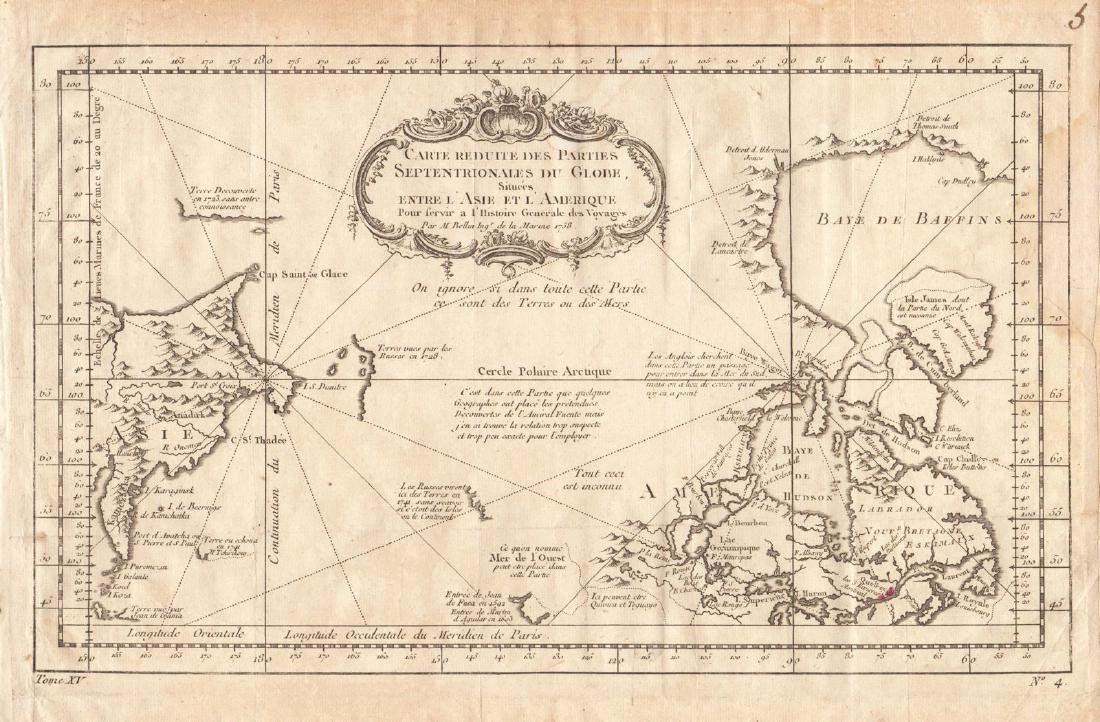 Bellin: Northern Canada, Early Alaska, Bering Strait (1 of 1)
