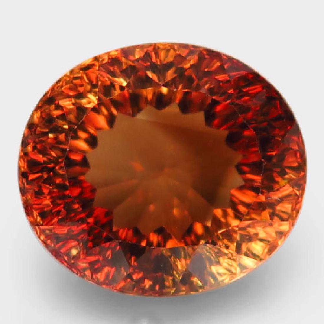 20,89 ct Imperial Topaz: Reserve Reduced! Title: 20,89 ct Imperial Topaz gemstone: Imperial Topaz Carat Weights: 20,89 ct Size/Dimensions: 16,7x18,7x11 Additional Info: brazil Please note that this lot has a confidential rese