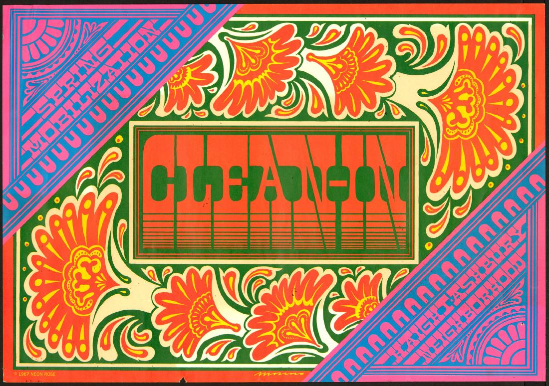 NR-15 Haight Ashbury Clean-In Poster (1 of 1)