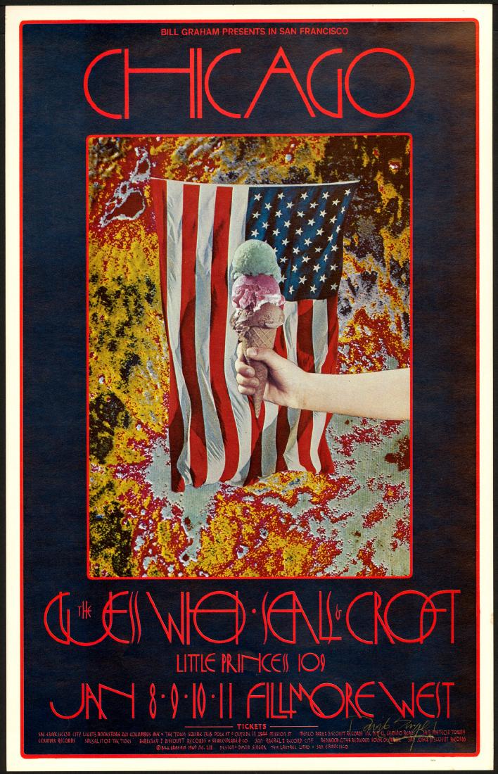 Signed Original BG-211 Chicago Poster (1 of 1)