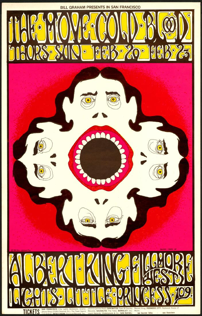 Interesting BG-160 Albert King Fillmore Poster (1 of 1)