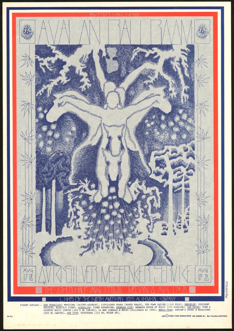 Gorgeous FD-76 Quicksilver Messenger Service Poster (1 of 1)
