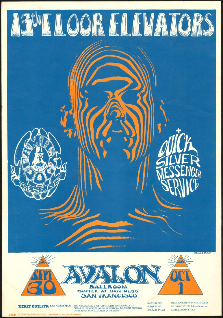 FD-28 13th Floor Elevators Poster (1 of 1)
