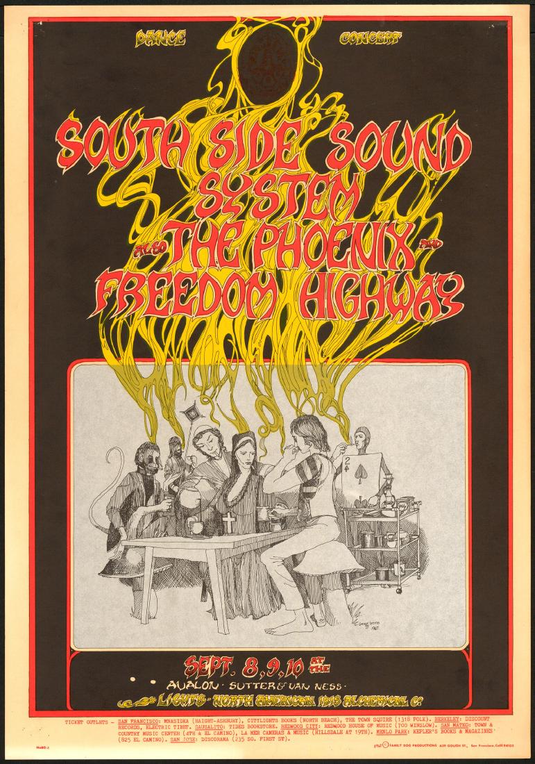 Interesting FD-80 Avalon Ballroom Poster (1 of 1)