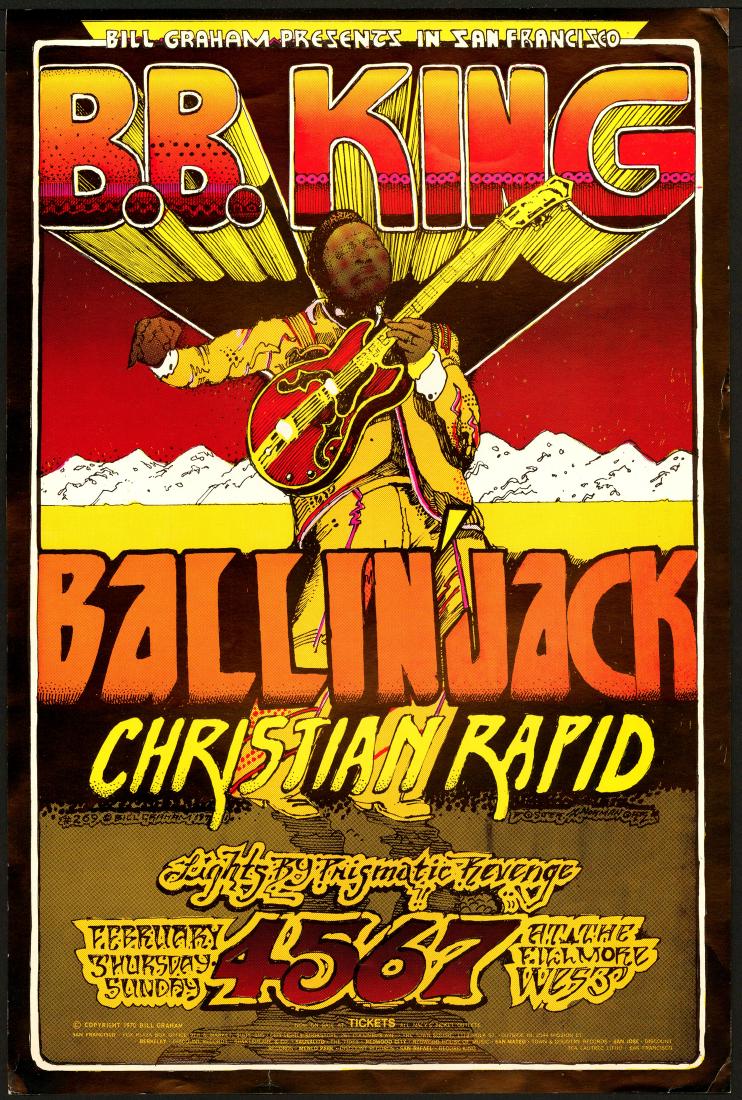 Colorful BG-269 B.B. King Poster (1 of 1)