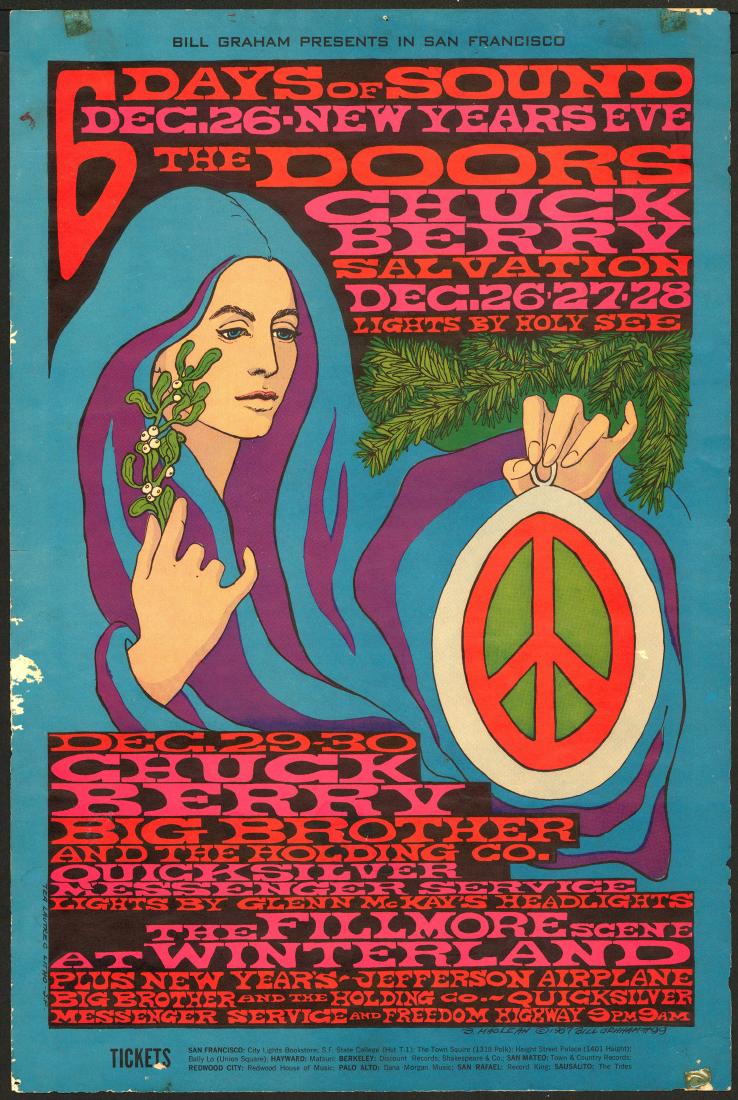 Scarce BG-99 1967 New Years Poster (1 of 1)