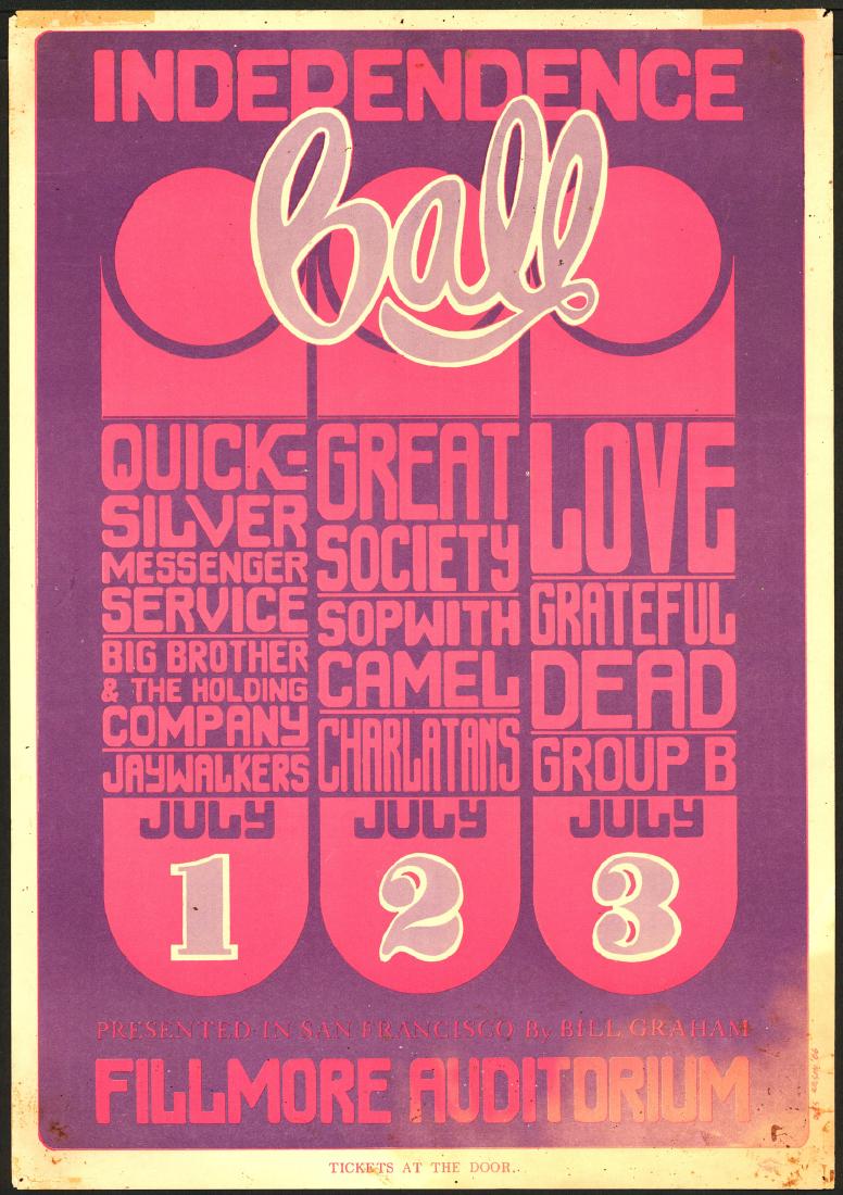 Scarce Original BG-14 Grateful Dead Poster (1 of 1)