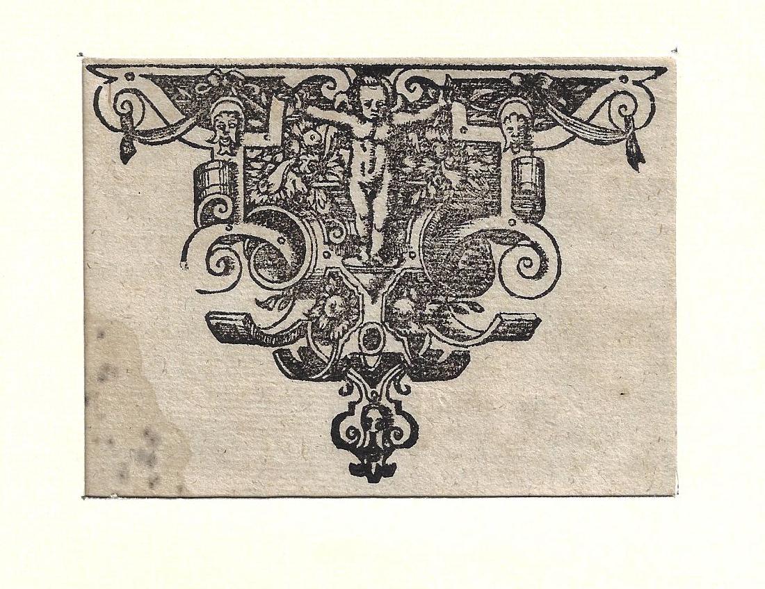 16th C Engraving of Virgil Solis Printers Mark (1 of 1)