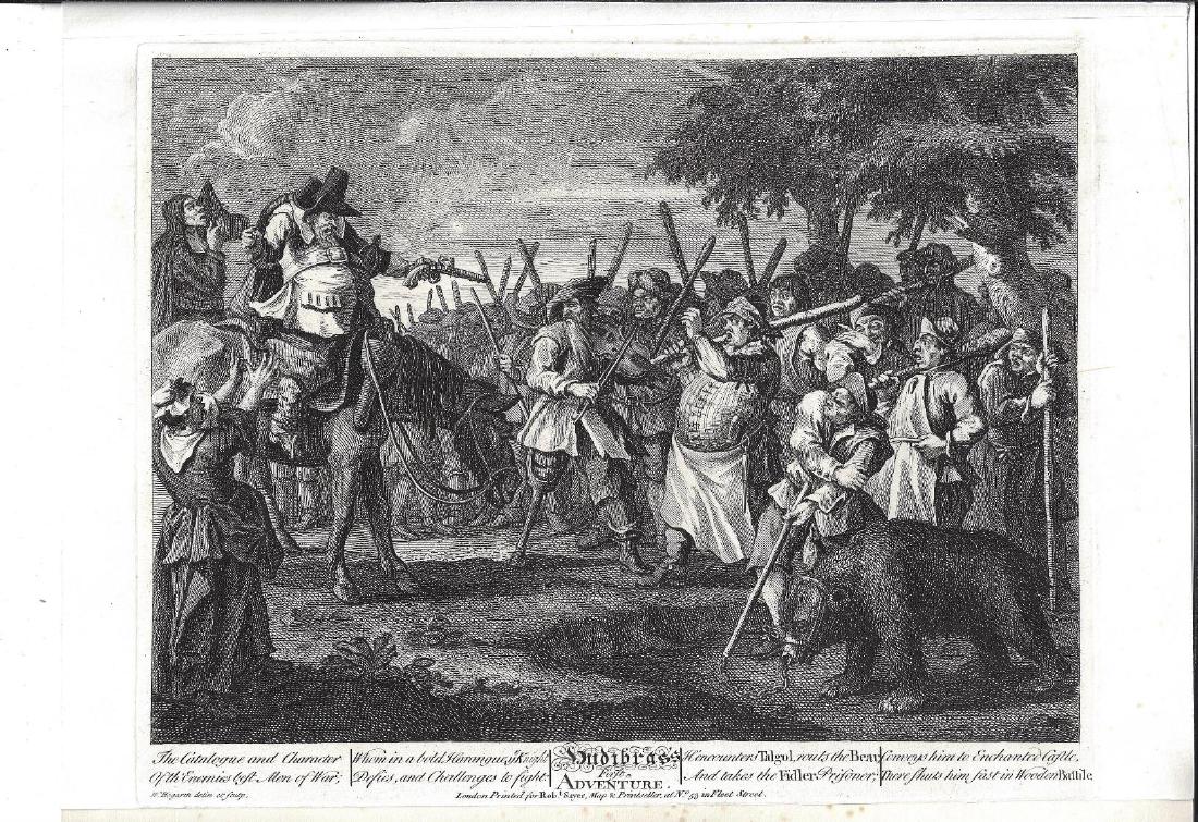 Early 19th C Sayer Engraving Hogarth Hudibras (1 of 1)