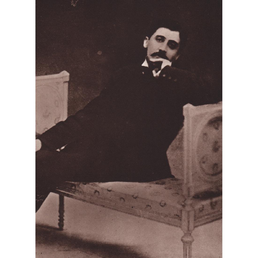 EUGENE ATGET - Marcel Proust: Artist: EUGENE ATGET Print Title: Marcel Proust Valentin Louis Georges Eugène Marcel Proust (1871-1922), known as Marcel Proust, was a French novelist, critic, and essayist. He is considered by criti