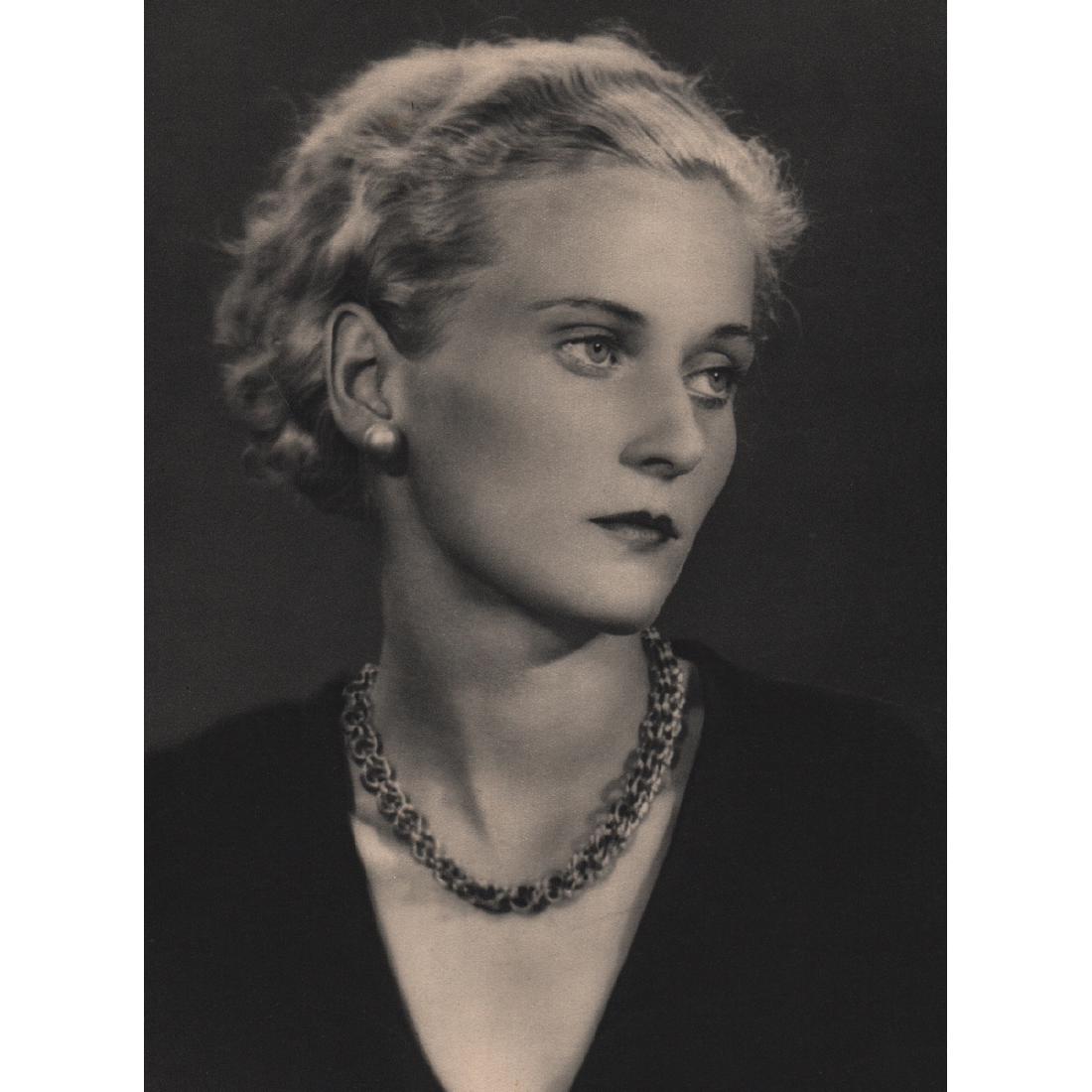 MAN RAY - Mrs. Hubbell: Artist: MAN RAY Print Title: Mrs. Hubbell Medium: Sheet-fed Gravure Printing Date: 1930's Printed in France Image size approx. 6.25 x 8.5 inches Man Ray, original name Emmanuel Radnitzky, was born on 