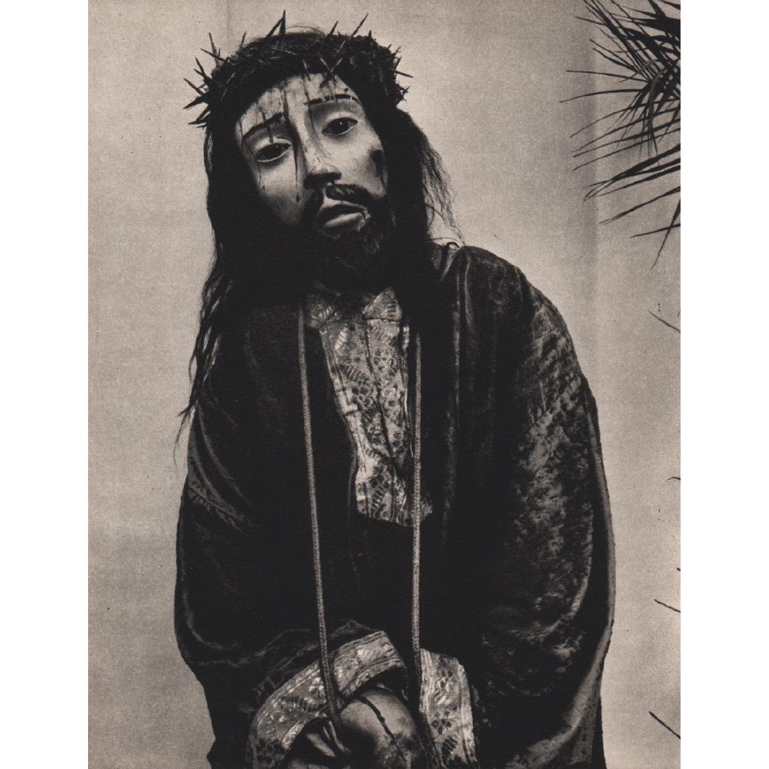 PAUL STRAND - Christ with a Crown, Mexico 1933: Artist: PAUL STRAND Print Title: Christ with a Crown, Mexico 1933 Medium: Sheet-Fed Gravure Printing Date: 1960's Printed in Prague Image Size: 5 X 6 inches Paul Strand (1890–1976) was an American p