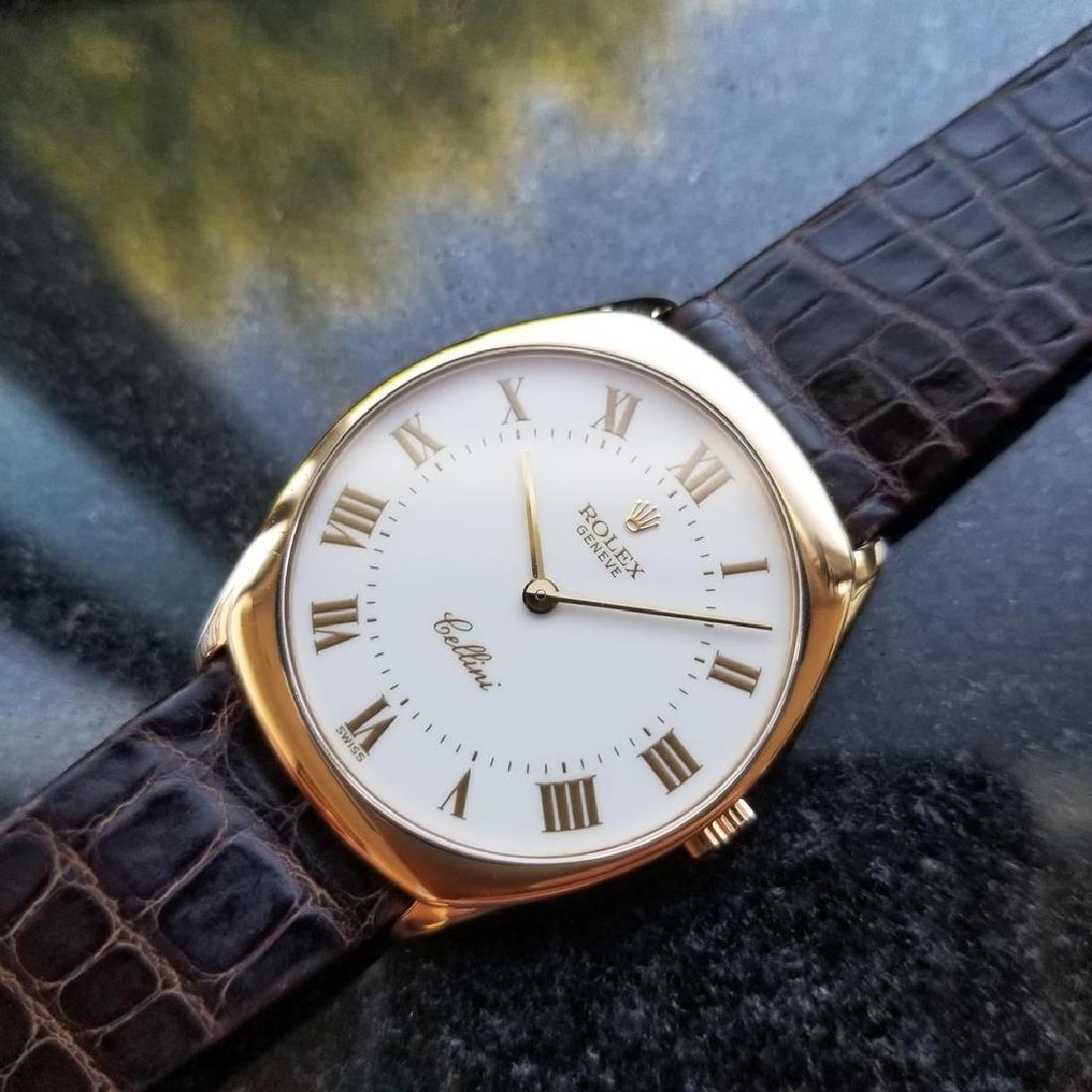 ROLEX Men's 18K Cellini Geneve ref. 4133 Handwind