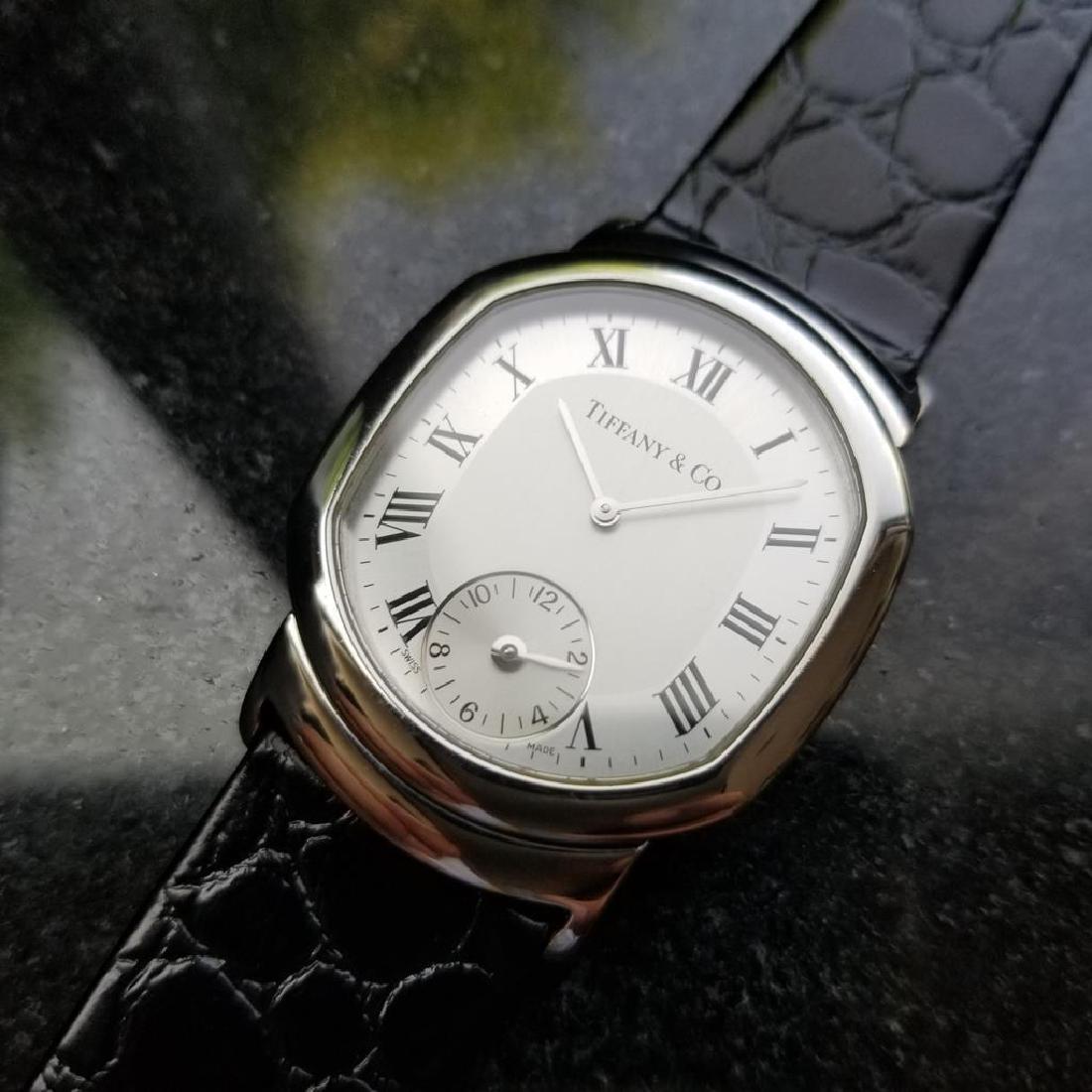 TIFFANY & CO. Men's Dual Time M161 Stainless Steel (1 of 10)