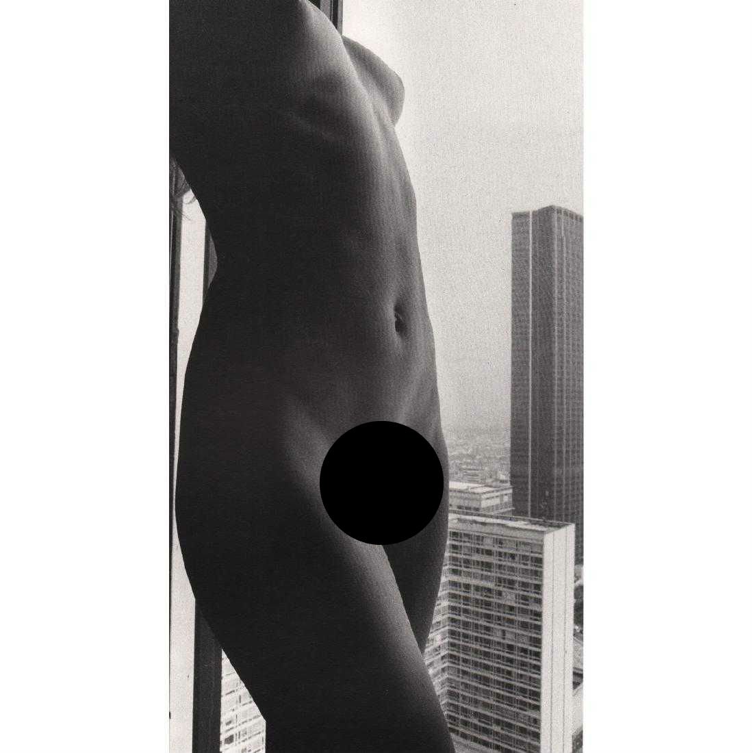 LUCIEN CLERGUE - Nude, Paris, 1975: Artist: LUCIEN CLERGUE Print Title: Nude, Paris, 1975 Medium: Photo-lithograph Printing Date: 1980's Printed in France Image Size approx: 4.75 X 8.5 inches Lucien Clergue (1934-2014) was a French phot