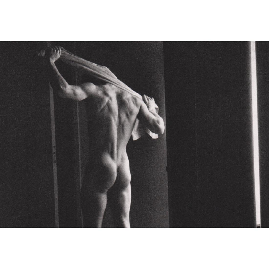 DUANE MICHALS - Male Nude: Artist: DUANE MICHALS Print Title: Male Nude Medium: Sheet-fed Gravure Printing date: 1990's Printed in Japan Image Size approx: 6.5 X 4.5 inches Duane Michals (b. 1932) is an American photographer. M
