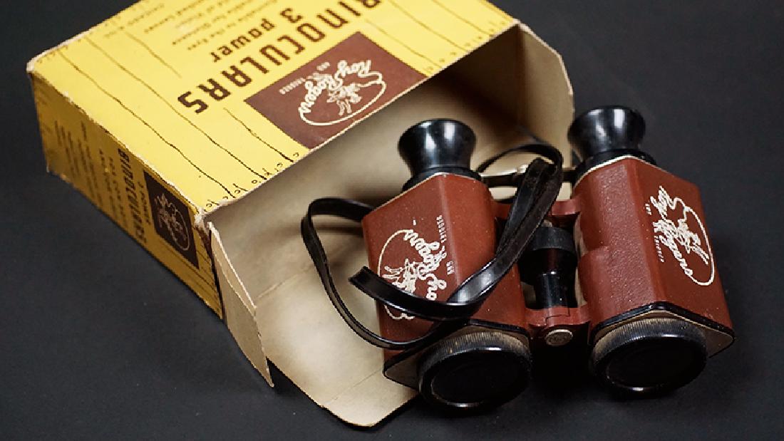 VINTAGE ROY ROGERS BINOCULARS –MIB (1 of 4)