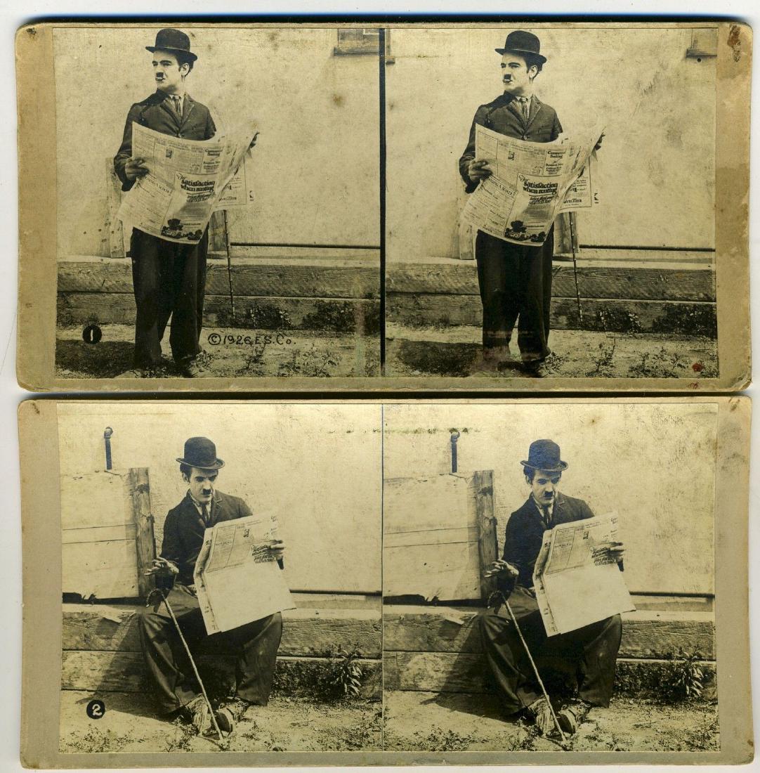 STEREOVIEWS – LOT OF (14) – CHARLIE CHAPLIN LITTLE (1 of 7)