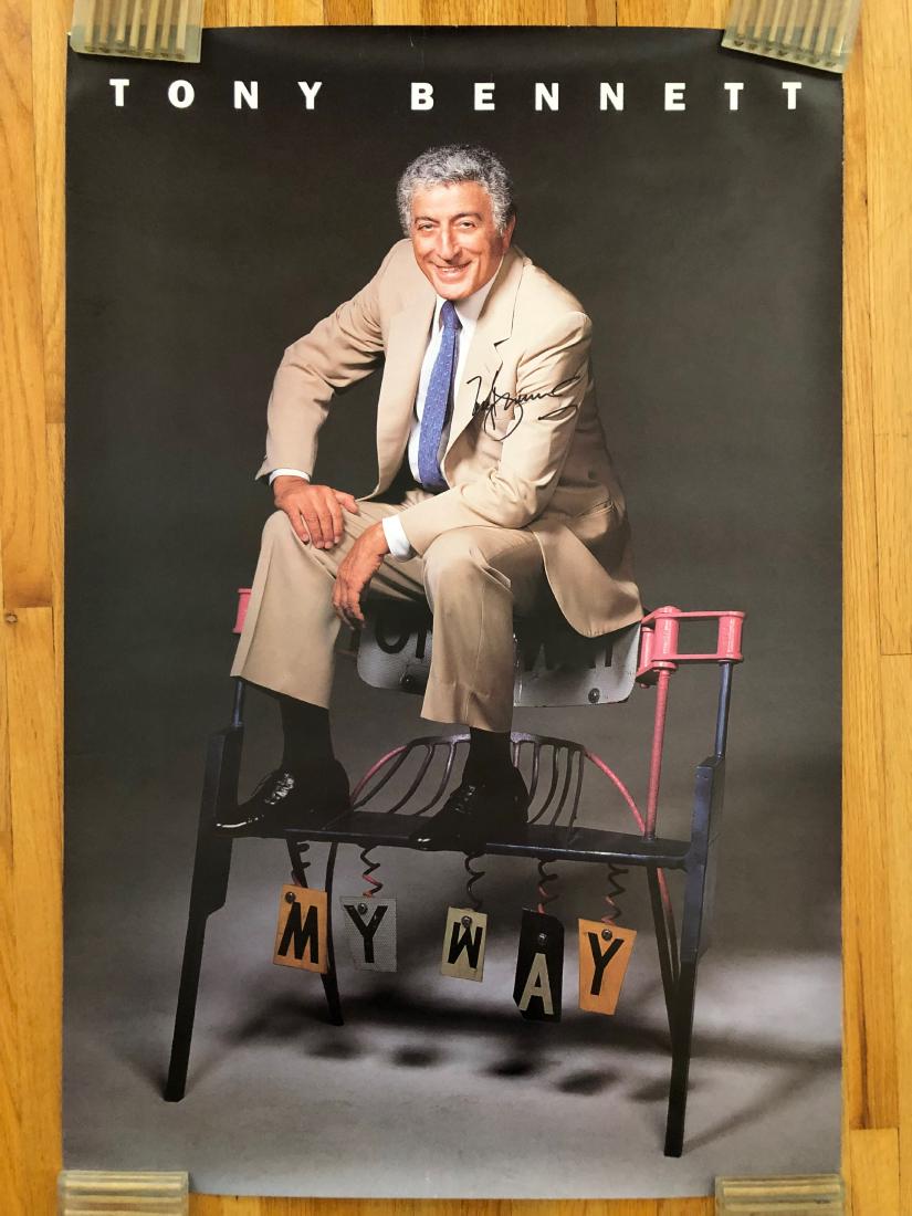 TONY BENNETT - SIGNED POSTER ! ! ! (1 of 1)