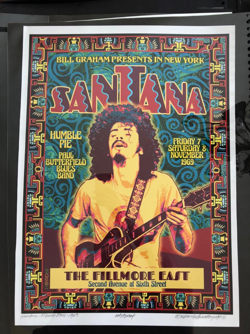 DAVID BYRD - Santana - Signed Artists Proof (1 of 1)