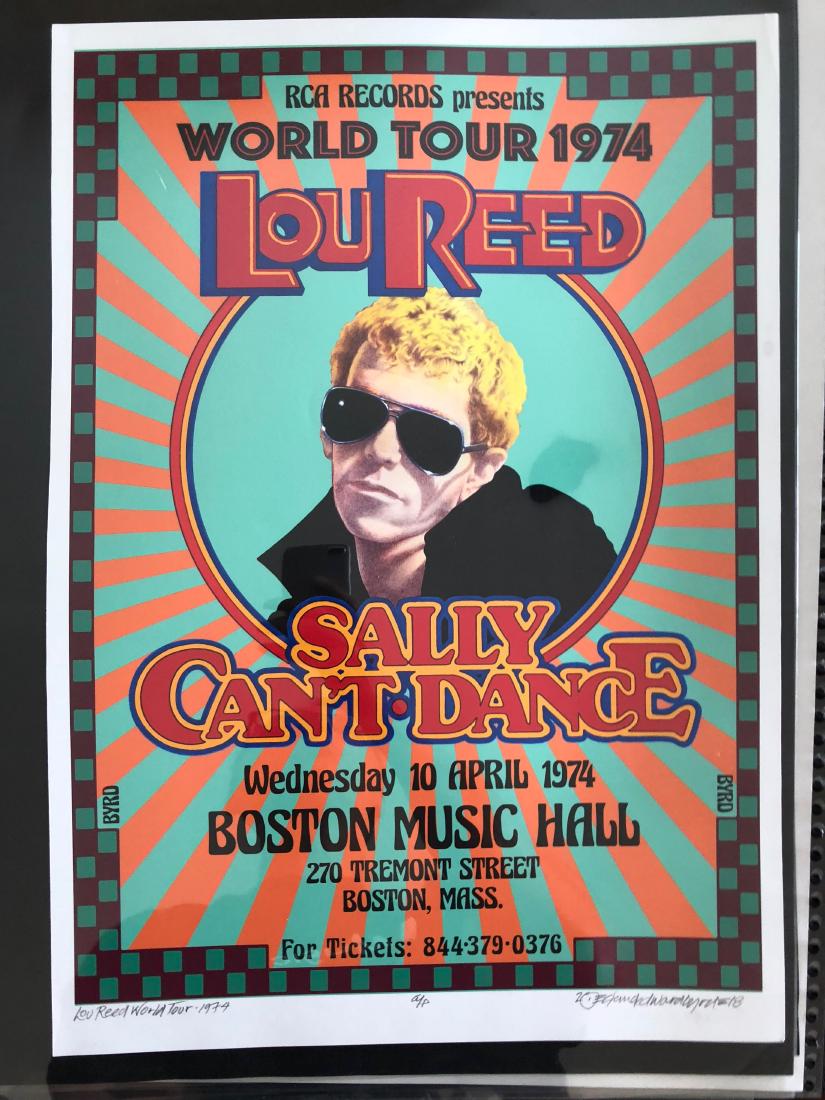 DAVID BYRD - Lou Reed - Sally Can’t Dance - Signed (1 of 1)