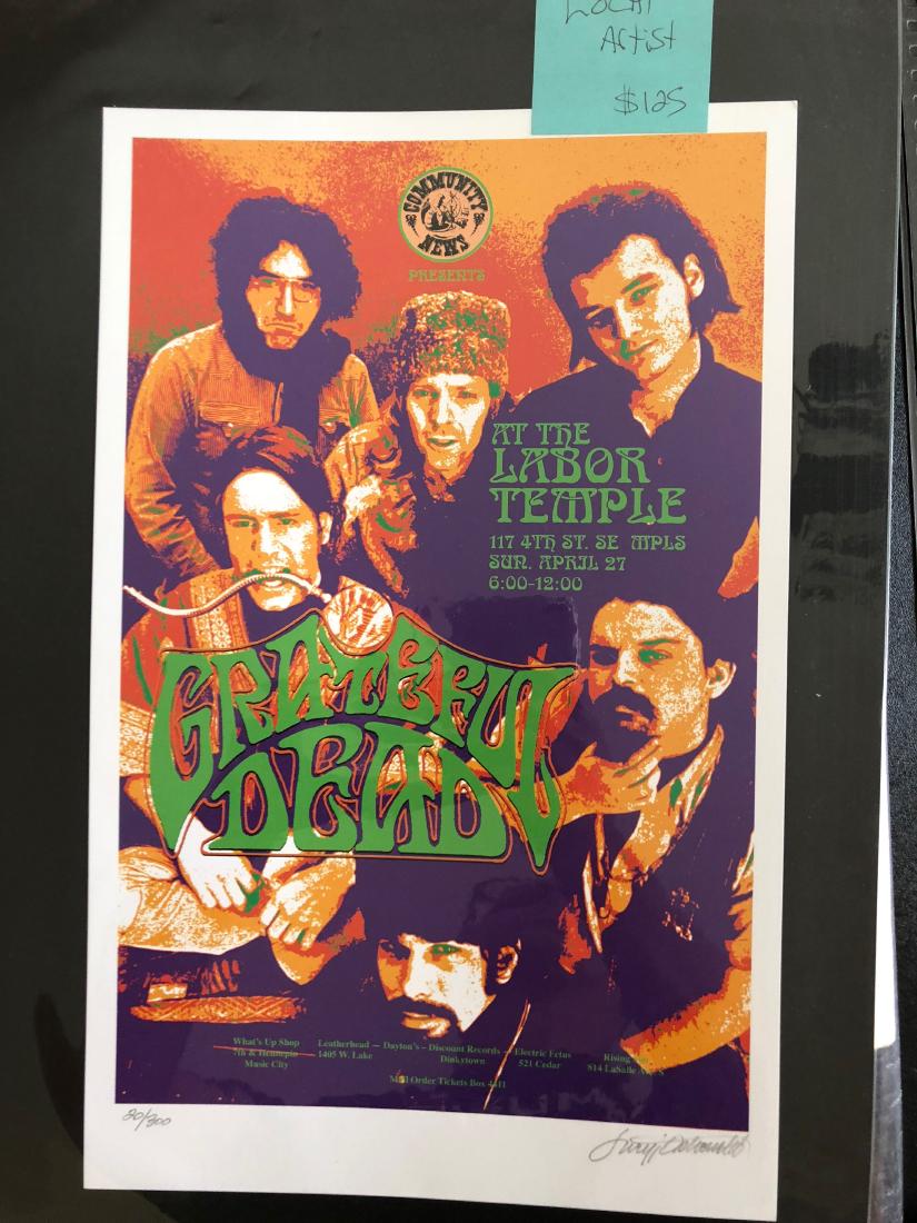 GRATEFUL DEAD LABOR TEMPLE POSTER - 2nd (1 of 1)