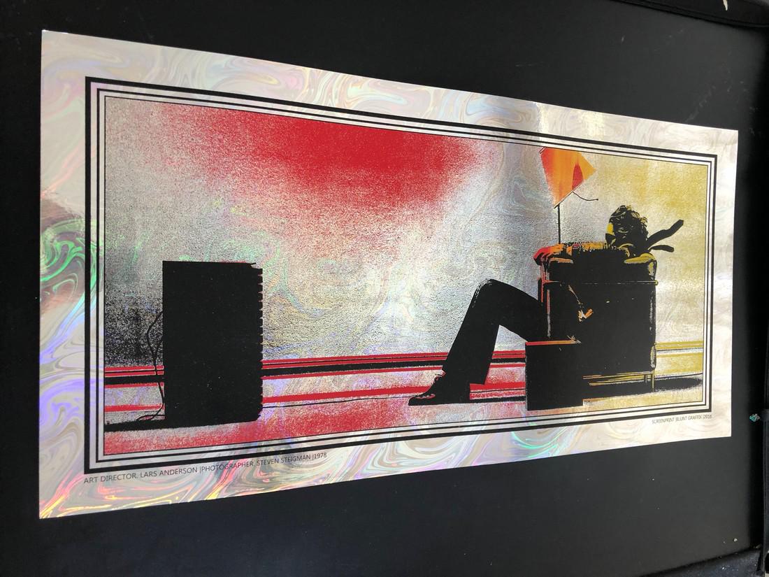 BLOWN AWAY FOIL ! BLUNT GRAFFIX - 2016: BLOWN AWAY FOIL ! BLUNT GRAFFIX - 2016. Lars Anderson. Stevan Steigman (1978). Beautiful full color foil poster. Please note that this lot has a confidential reserve. When you leave a bid in advance o
