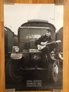 JOHN LENNON 1964 HAMBURG: JOHN LENNON 1964 HAMBURG by Astrid Kirchherr. Please note that this lot has a confidential reserve. When you leave a bid in advance of the auction, submit your maximum. The bidder who has submitted th