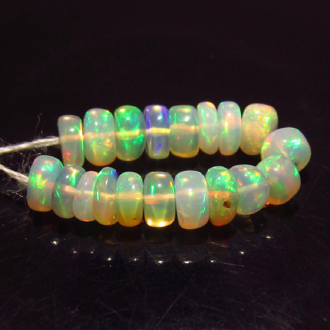 3.45 Ctw Natural 19 Loose Drilled Opal Beads Set (1 of 5)