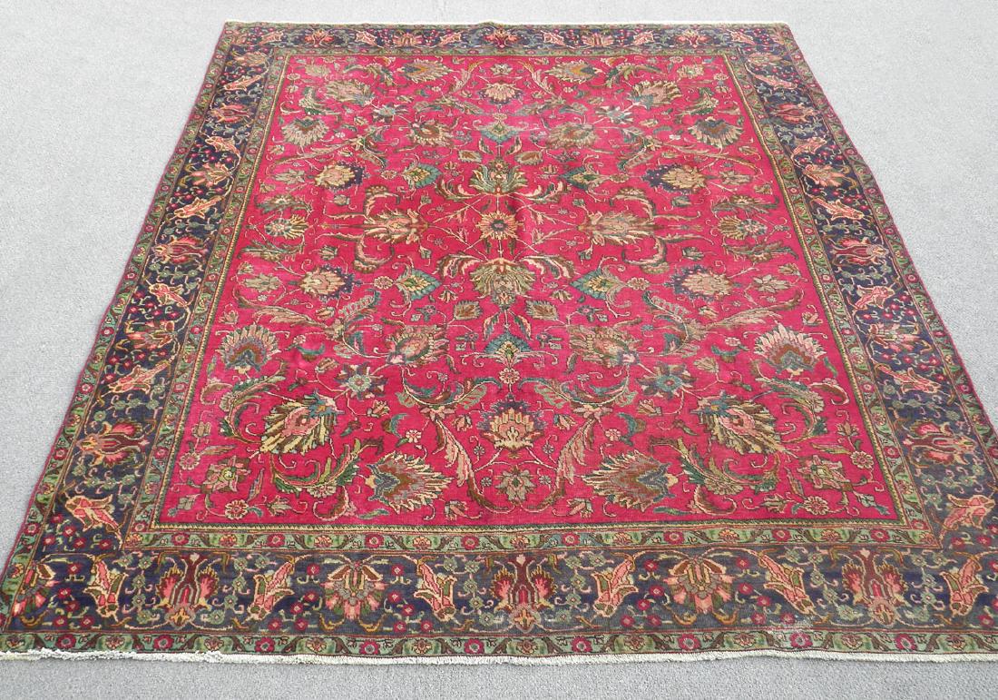 Semi Antique All-over Persian Tabriz Rug 11.5x9.4 (1 of 5)